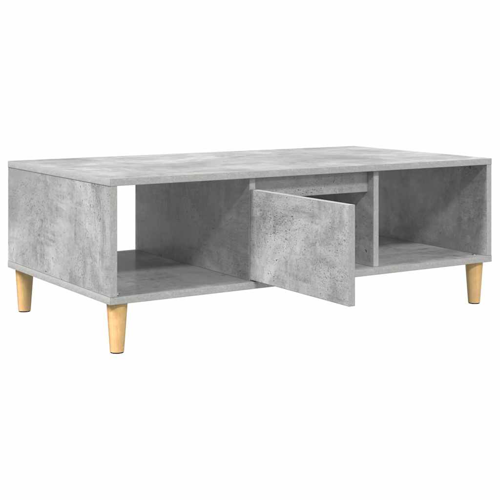 Sofabord Beton Grå 102 x 55 x 35 cm Konstrueret træ