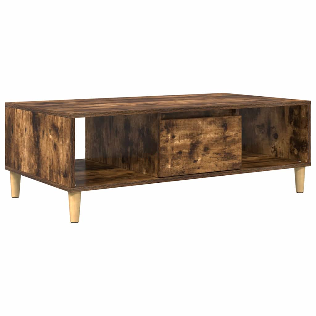 Sofabord Røget eg 102 x 55 x 35 cm Konstrueret træ