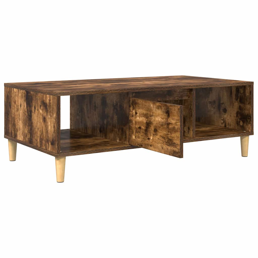 Sofabord Røget eg 102 x 55 x 35 cm Konstrueret træ