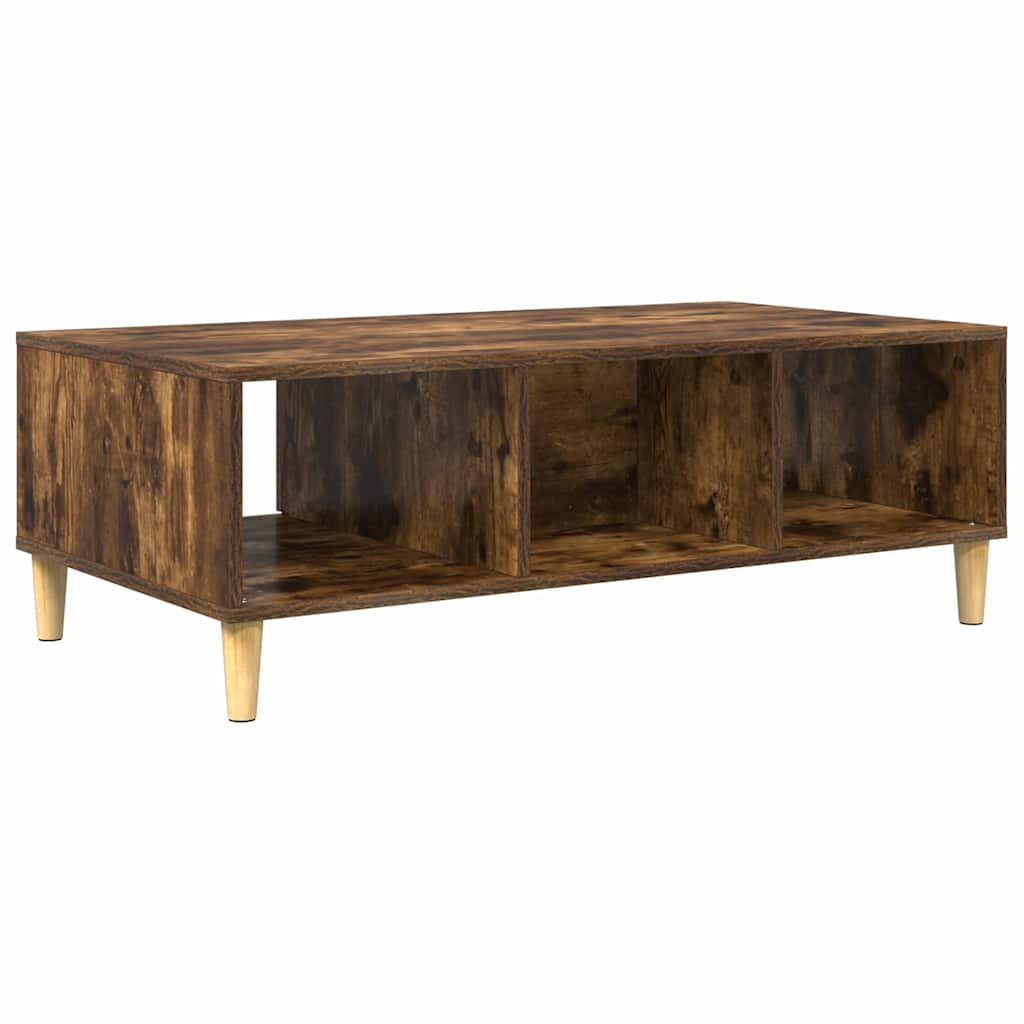 Sofabord Røget eg 102 x 55 x 35 cm Konstrueret træ