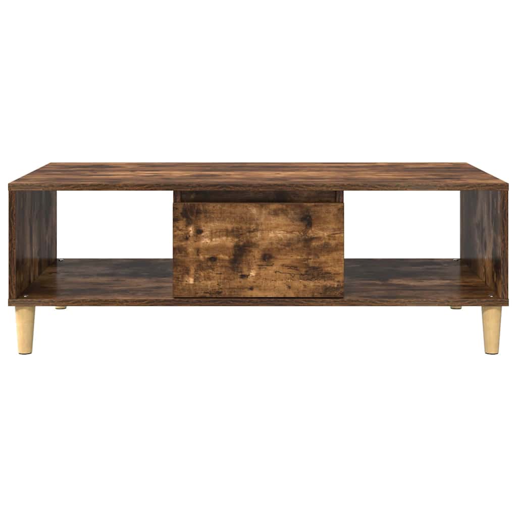 Sofabord Røget eg 102 x 55 x 35 cm Konstrueret træ