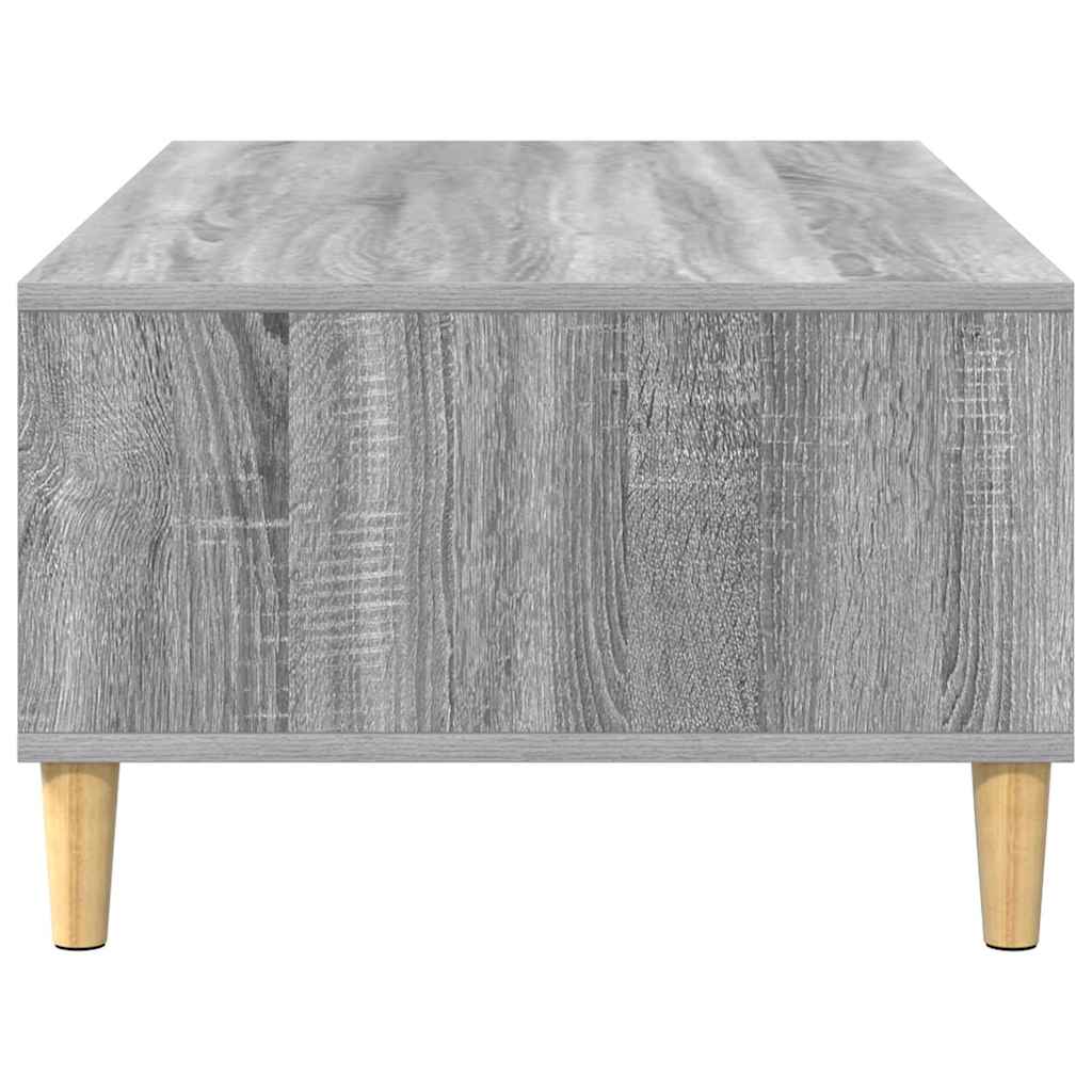 Sofabord Grå Sonoma 102 x 55 x 35 cm Konstrueret træ