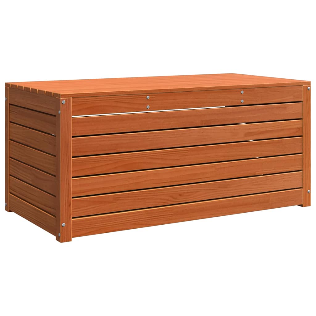 Opbevaringskasse Konstrueret træ 101 x 50,5 x 46,5 cm Voks brun
