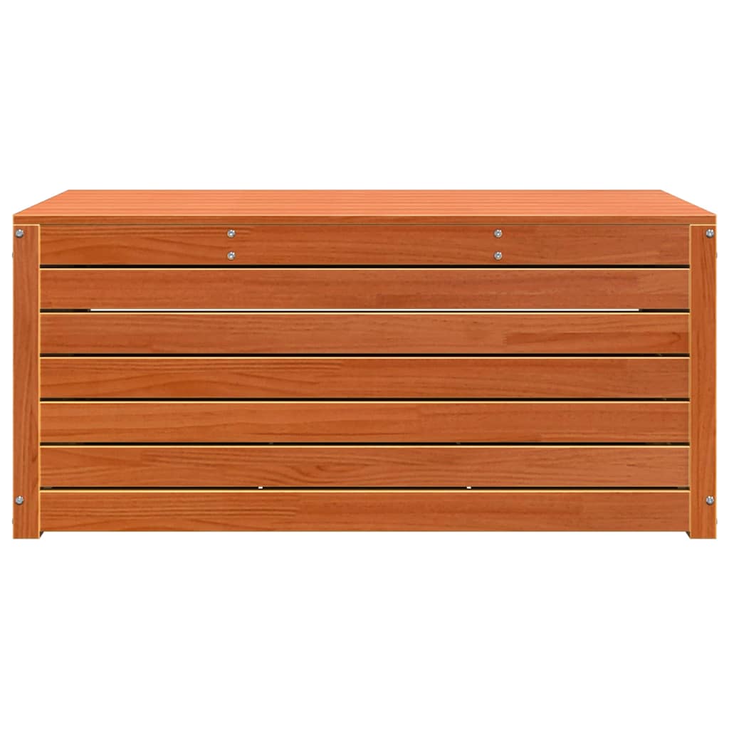 Opbevaringskasse Konstrueret træ 101 x 50,5 x 46,5 cm Voks brun