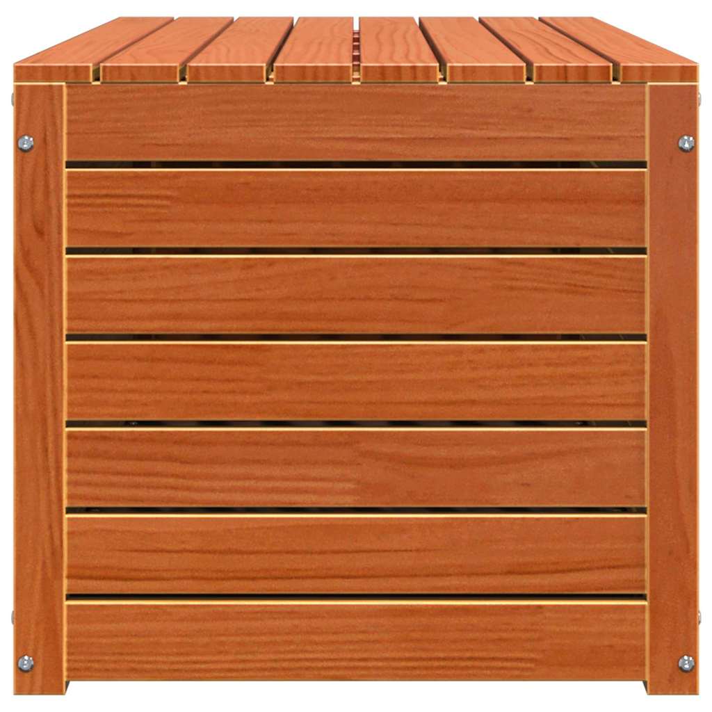 Opbevaringskasse Konstrueret træ 101 x 50,5 x 46,5 cm Voks brun