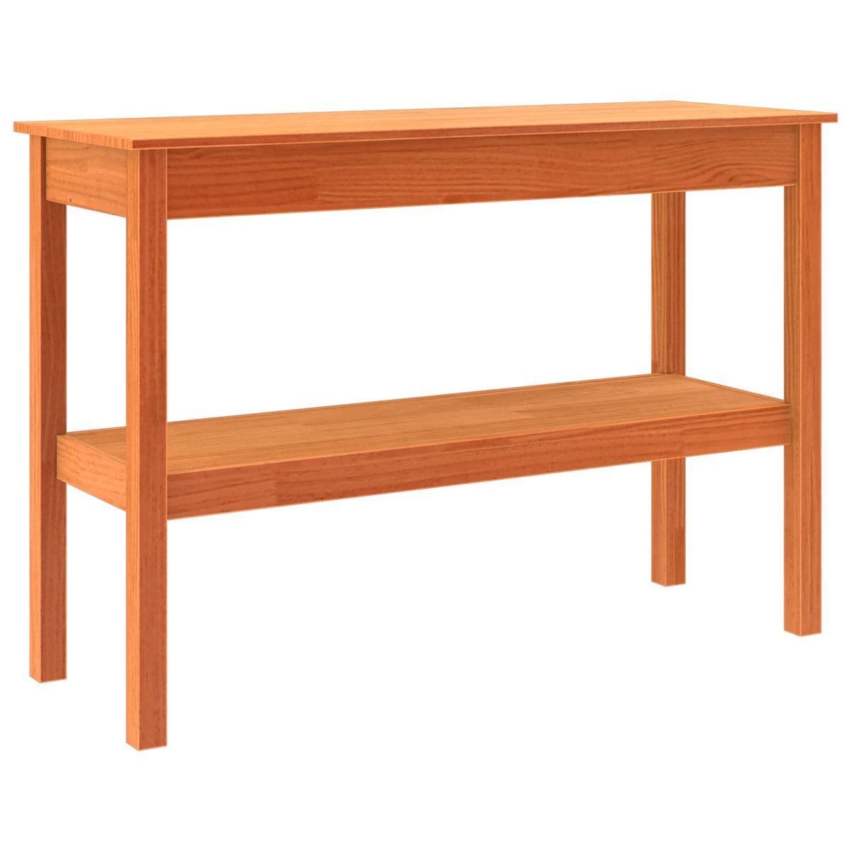Konsolbord Voksbrun 110 x 40 x 75 cm Massivt fyrretræ