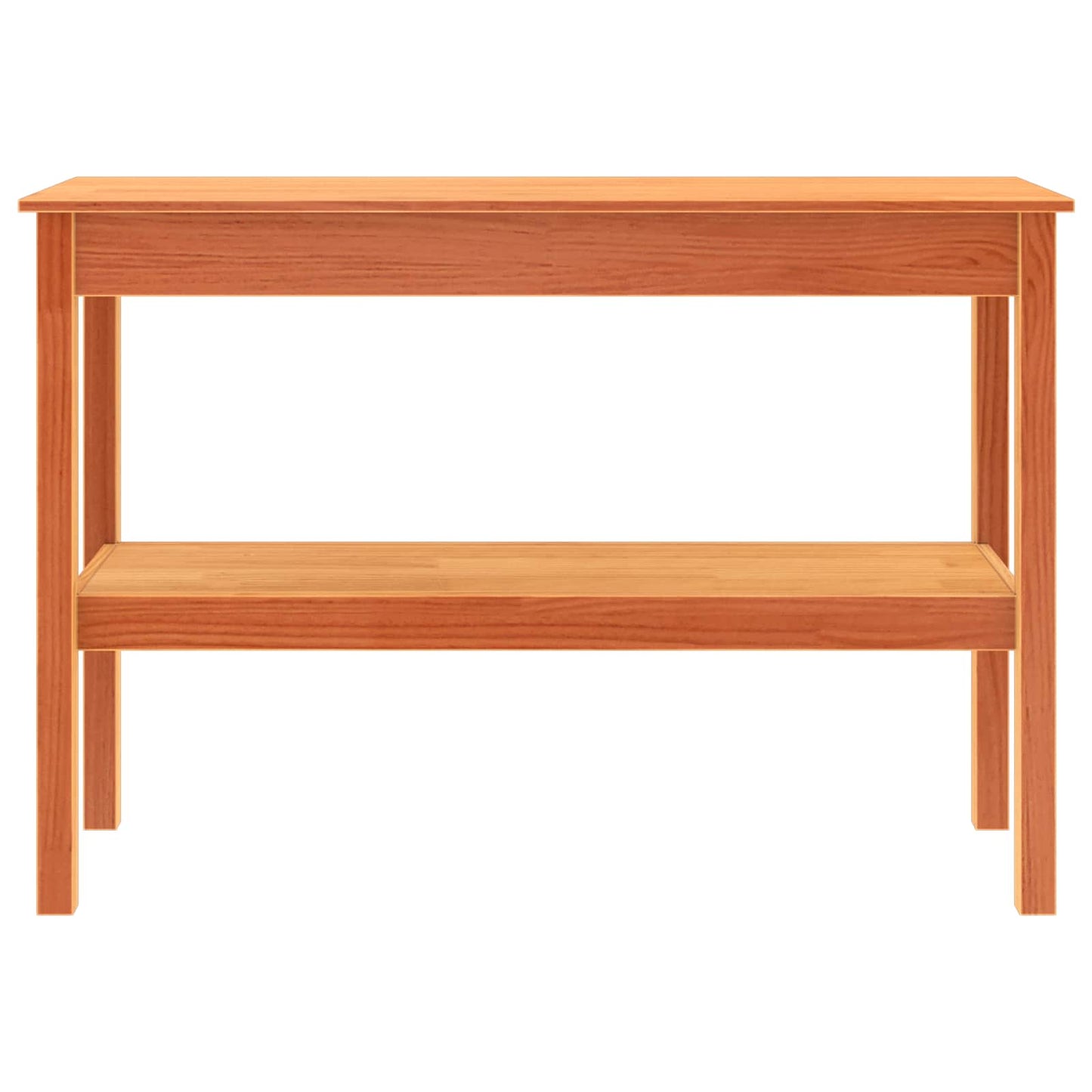 Konsolbord Voksbrun 110 x 40 x 75 cm Massivt fyrretræ