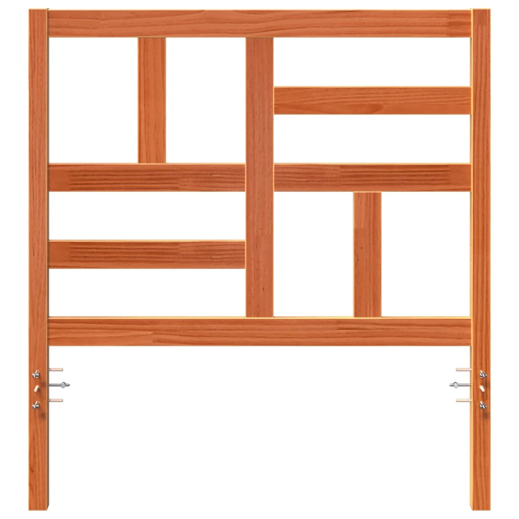 Senge Hovedgærde Voks brun 80,5 x 4 x 104 cm Massiv fyrretræ