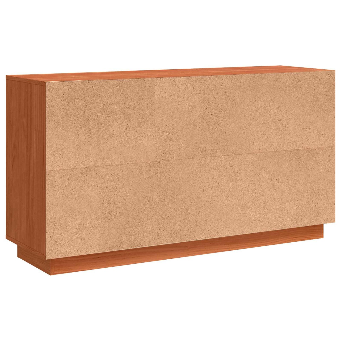 Sideboard Brun eg 111 x 34 x 60 cm Massiv fyrretræ