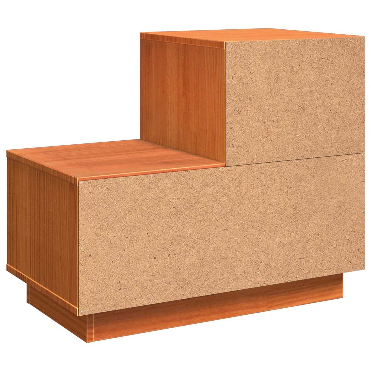 Natskab 2 stk. Voks brun 60 x 34 x 51 cm Konstrueret træ