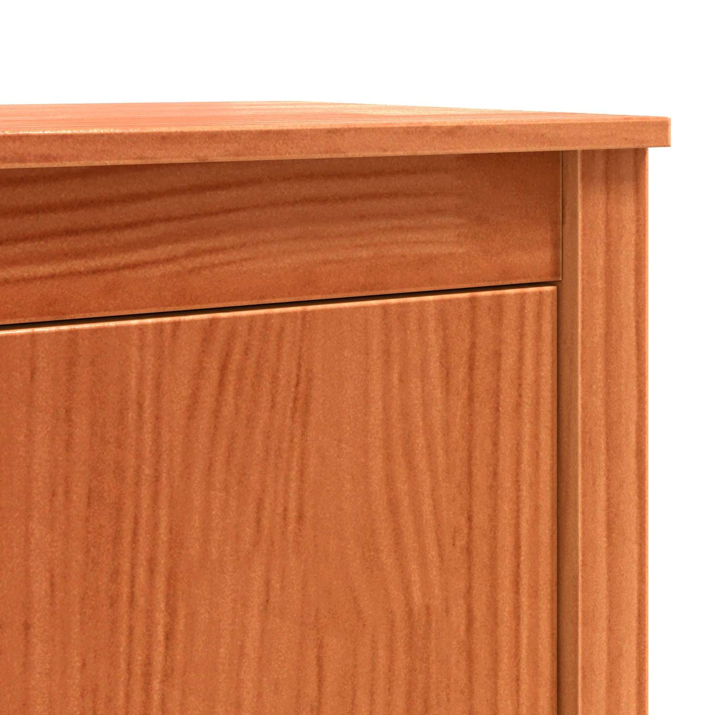 Sideboard Voks brun 70 x 35 x 80 cm Massiv fyrretræ