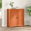 Sideboard Voks brun 70 x 35 x 80 cm Massiv fyrretræ