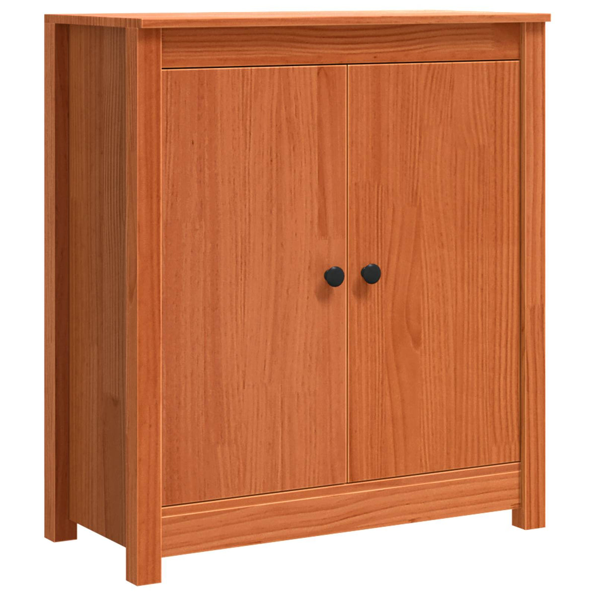 Sideboard Voks brun 70 x 35 x 80 cm Massiv fyrretræ