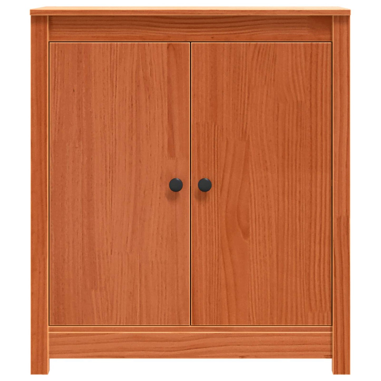 Sideboard Voks brun 70 x 35 x 80 cm Massiv fyrretræ