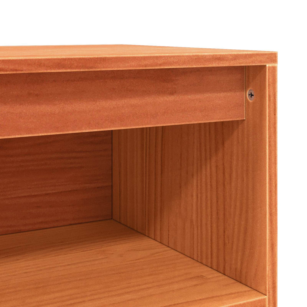 Sideboard Voks brun 104,5 x 34 x 80 cm Massiv fyrretræ