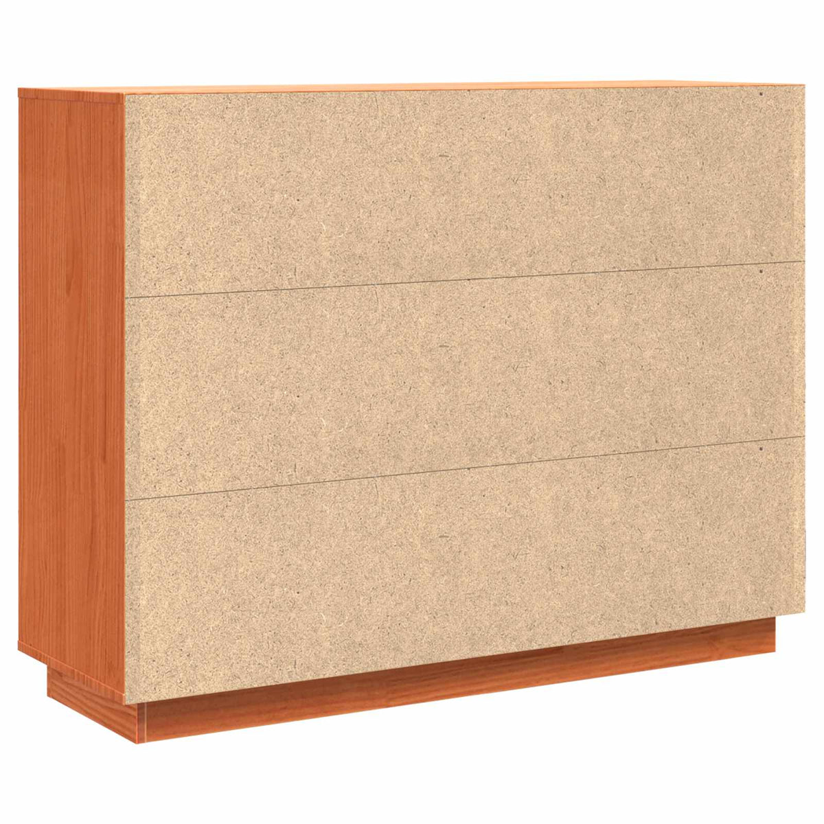 Sideboard Voks brun 104,5 x 34 x 80 cm Massiv fyrretræ