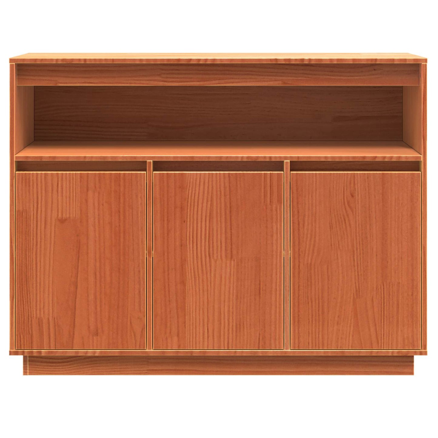 Sideboard Voks brun 104,5 x 34 x 80 cm Massiv fyrretræ