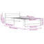 Sengestel Voks brun 205.5 x 95.5 x 51 cm Massiv fyrretræ