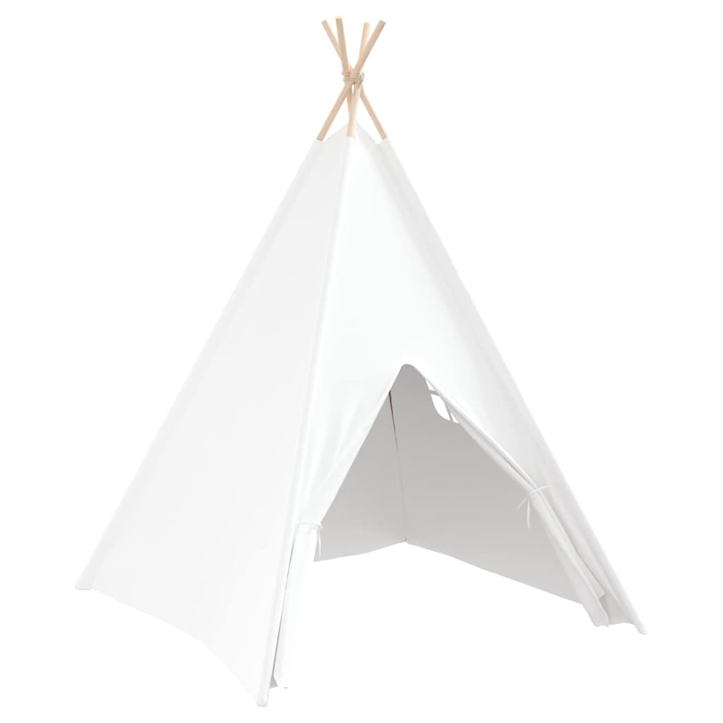 Teepee Telt Hvid 120 x 120 x 150 cm Stof og Plast