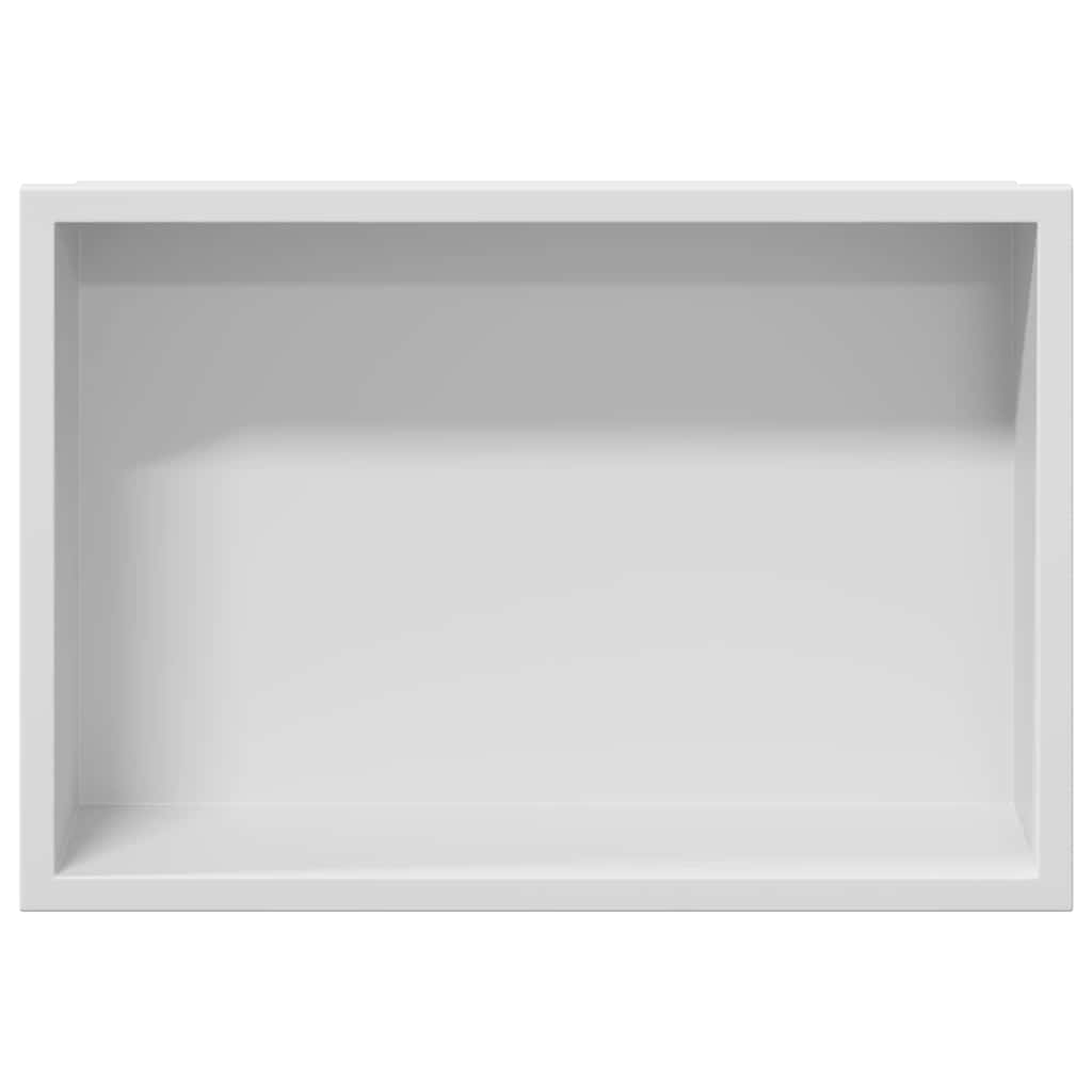 Bruse Niche Hvid 30 x 20 x 9,5 cm Rustfrit stål