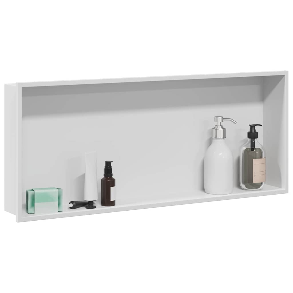 Bruse Niche Hvid 75 x 30 x 9,5 cm Rustfrit stål