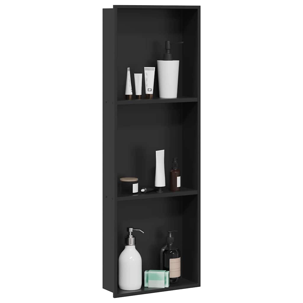 Bruse Niche Sort 92 x 32 x 10 cm Rustfrit stål