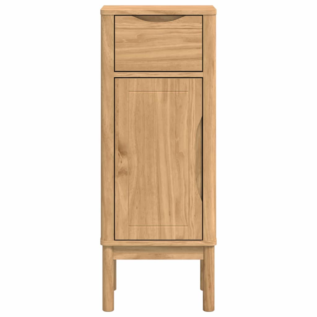 Badeværelsesskab med skuffe FLORO Voks brun 35 x 30 x 90 cm