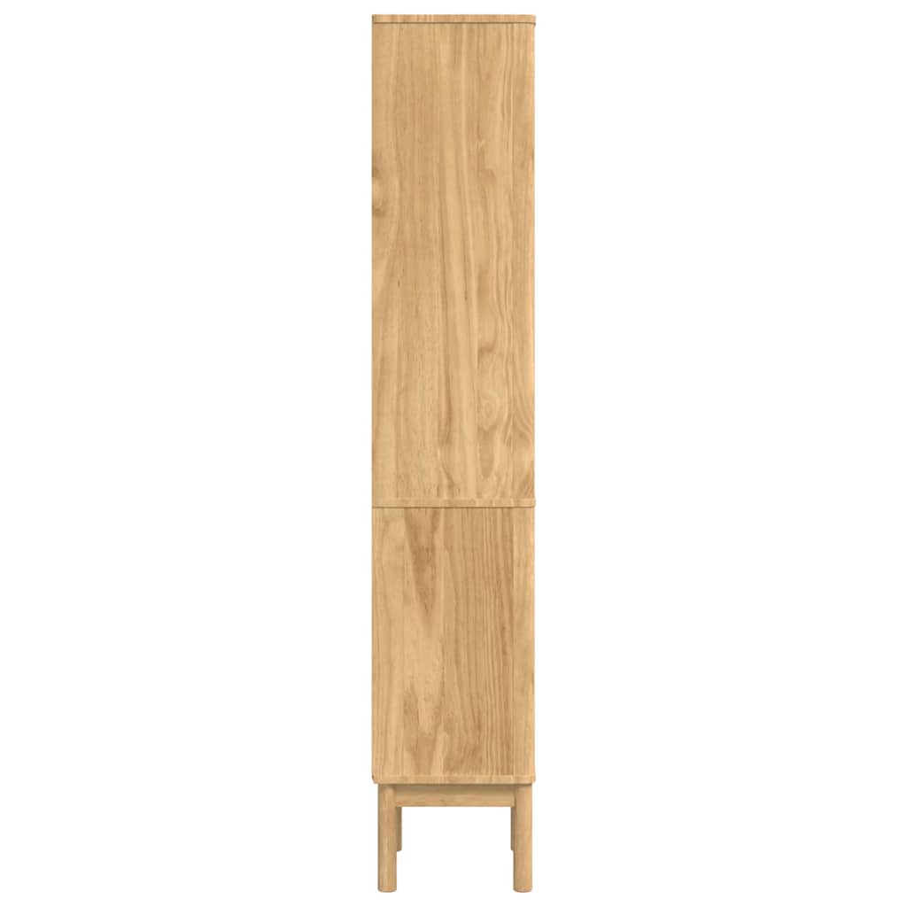 Højt badeværelsesskab FLORO Voks brun 35 x 30 x 160 cm
