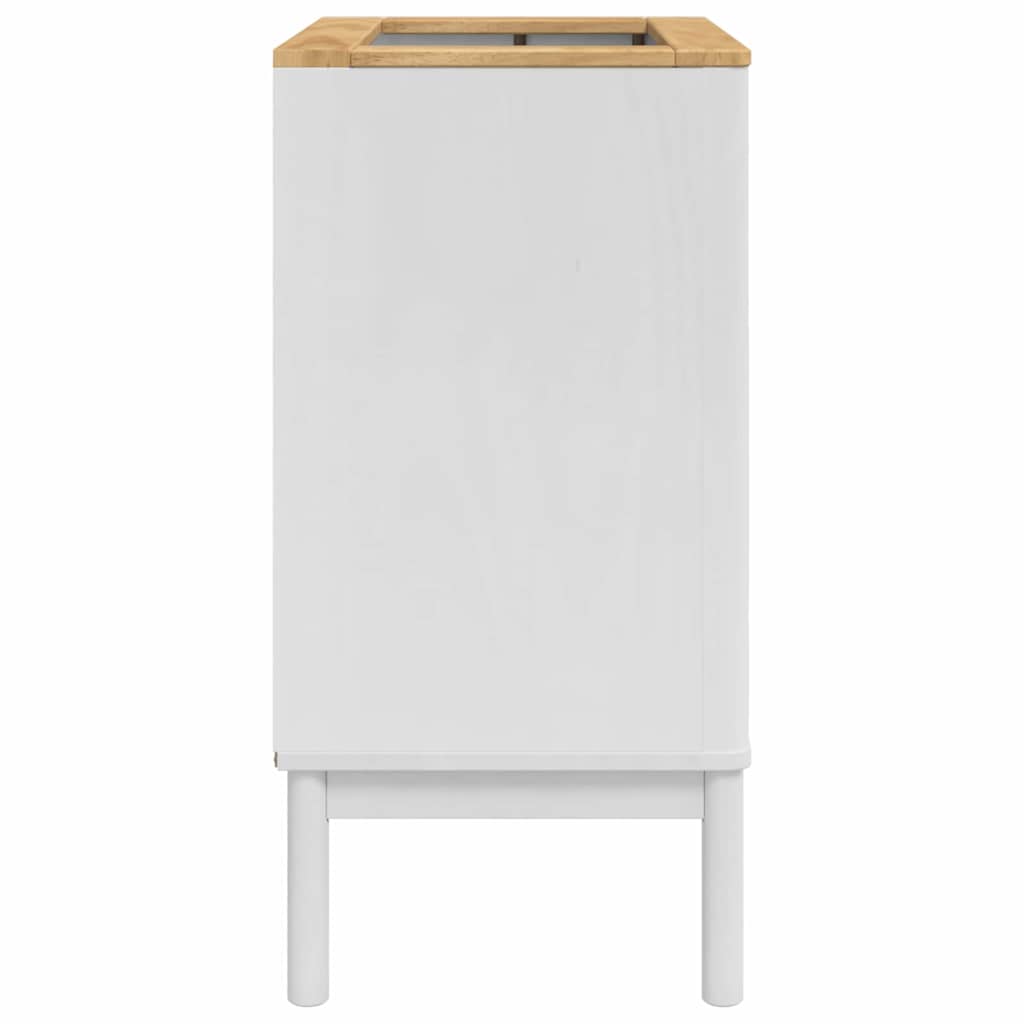 Badeværelsesskabsunder FLORO Hvid 60 x 40 x 80 cm
