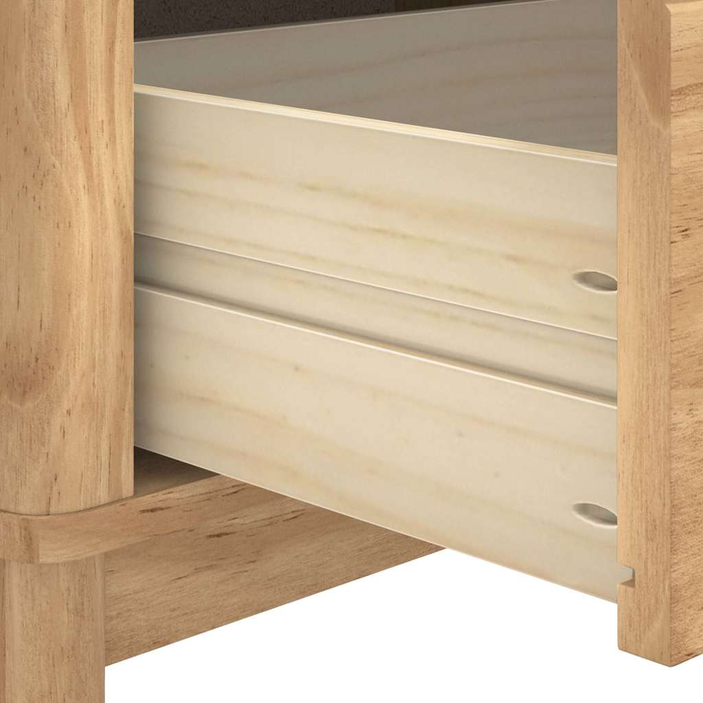 Garderobebænk FLORO Voks brun 115 x 40 x 45 cm Massivt fyrretræ