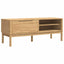 Garderobebænk FLORO Voks brun 115 x 40 x 45 cm Massivt fyrretræ