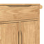 Køkkenvogn FLORO Voks brun 72,5 x 45 x 80 cm Massivt fyrretræ