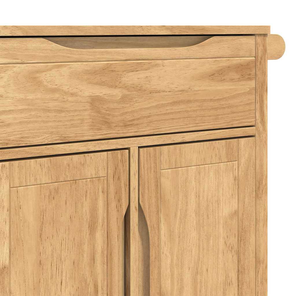 Køkkenvogn FLORO Voks brun 72,5 x 45 x 80 cm Massivt fyrretræ