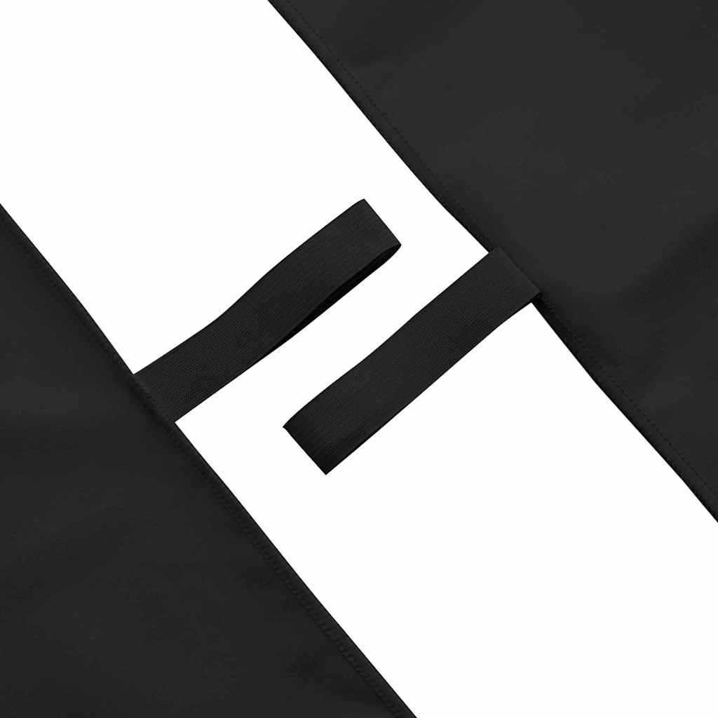 Sportshåndklæder 2 stk. Sort 200 x 100 cm Polyester og polyamid