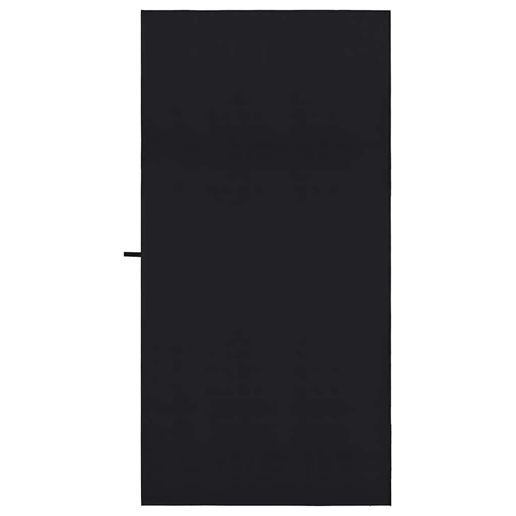 Sportshåndklæder 2 stk. Sort 200 x 100 cm Polyester og polyamid