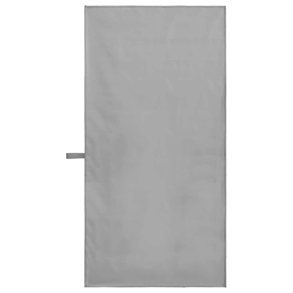 Sportshåndklæder 2 stk. Mørkegrå 100 x 50 cm