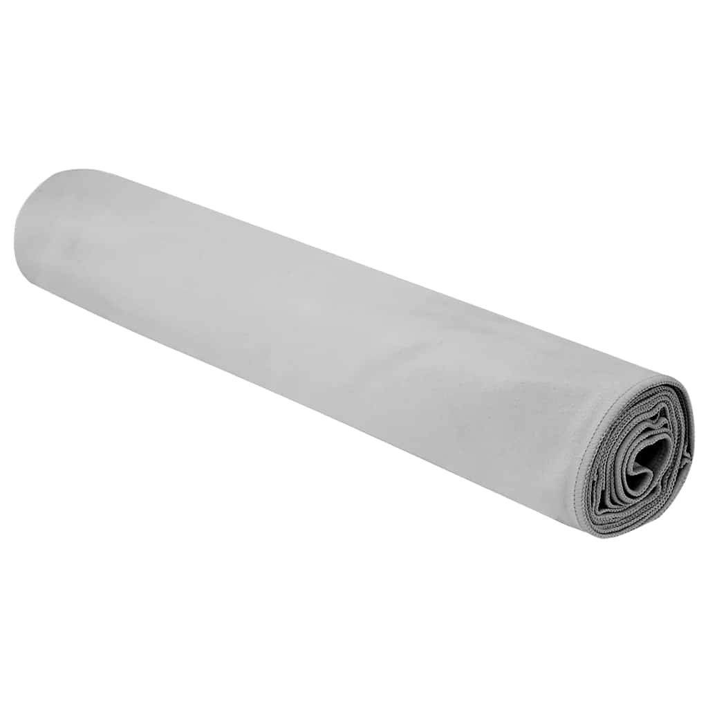 Sportshåndklæder 2 stk. Grå 200 x 100 cm Polyester og polyamid