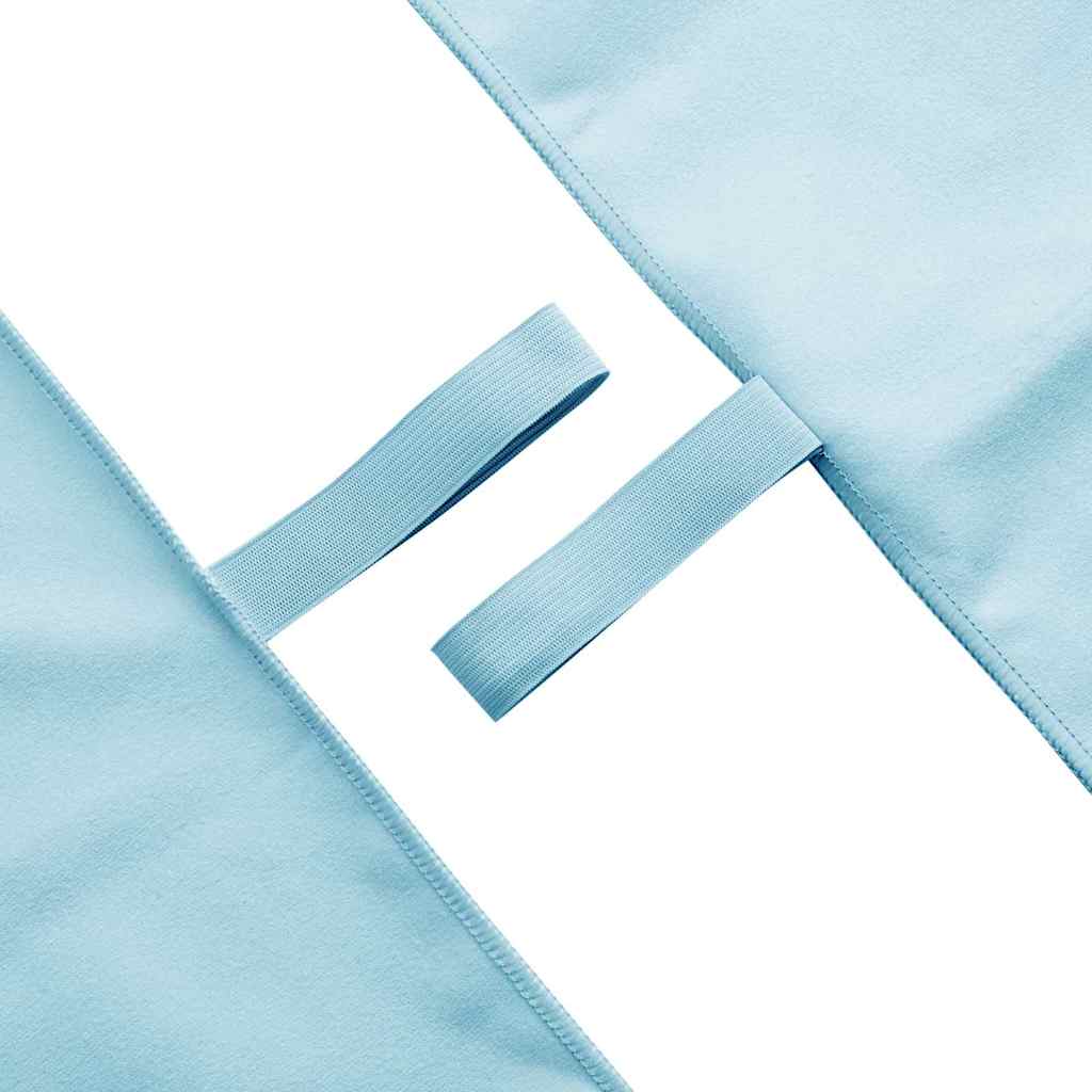 Sportshåndklæder 2 stk. Blå 100 x 50 cm Polyester og polyamid