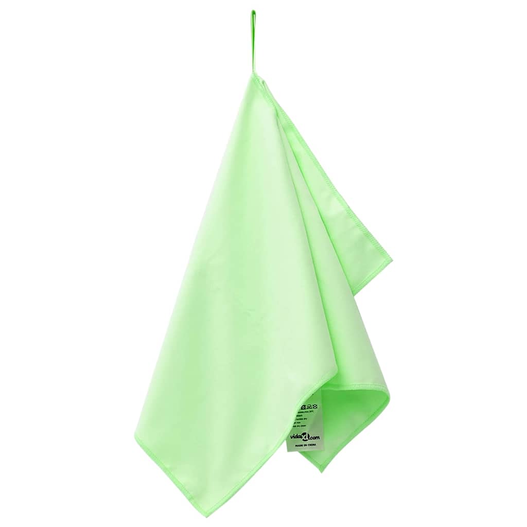 Sportshåndklæder 2 stk. Grøn 50 x 30 cm Polyester og polyamid