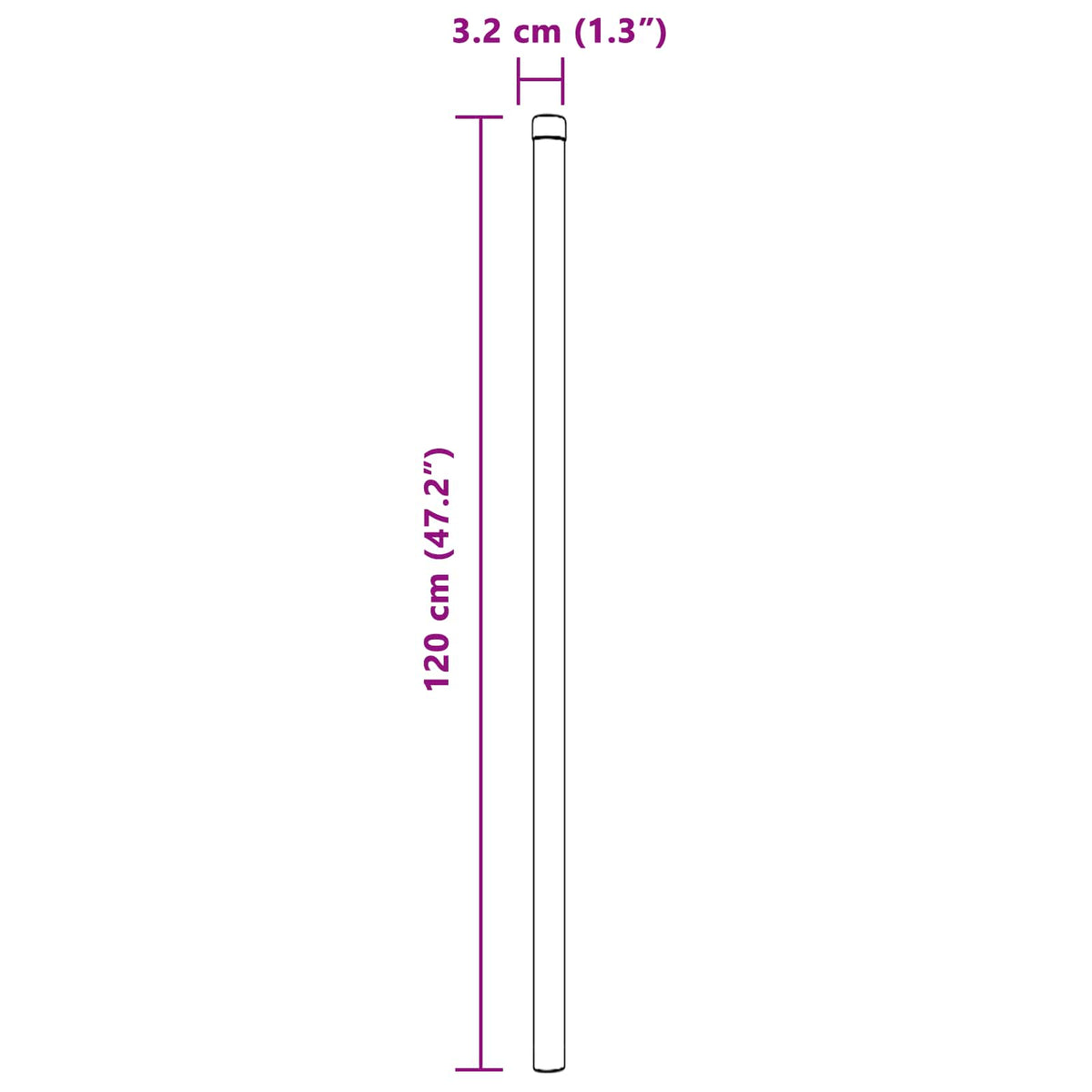 Zaunpfosten 12 stk. Sølv 120 cm Pulverlakeret Stål