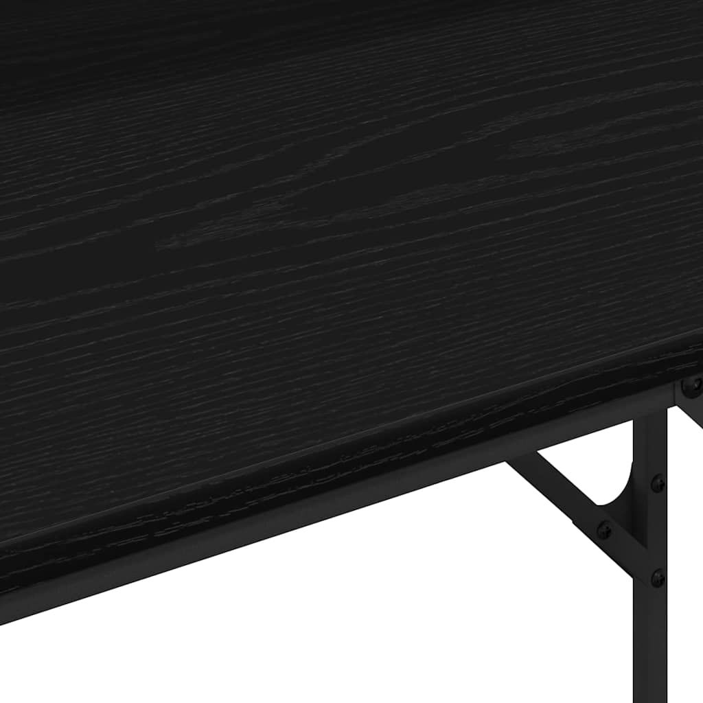 Bord Sort eg 100 x 50 x 86,5 cm Konstrueret træ