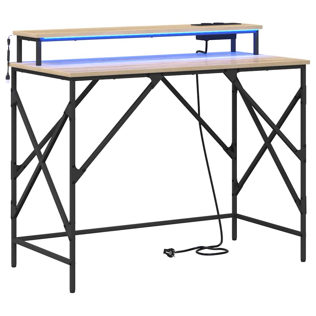 Bord Sonoma eg 100 x 50 x 86,5 cm Konstrueret træ