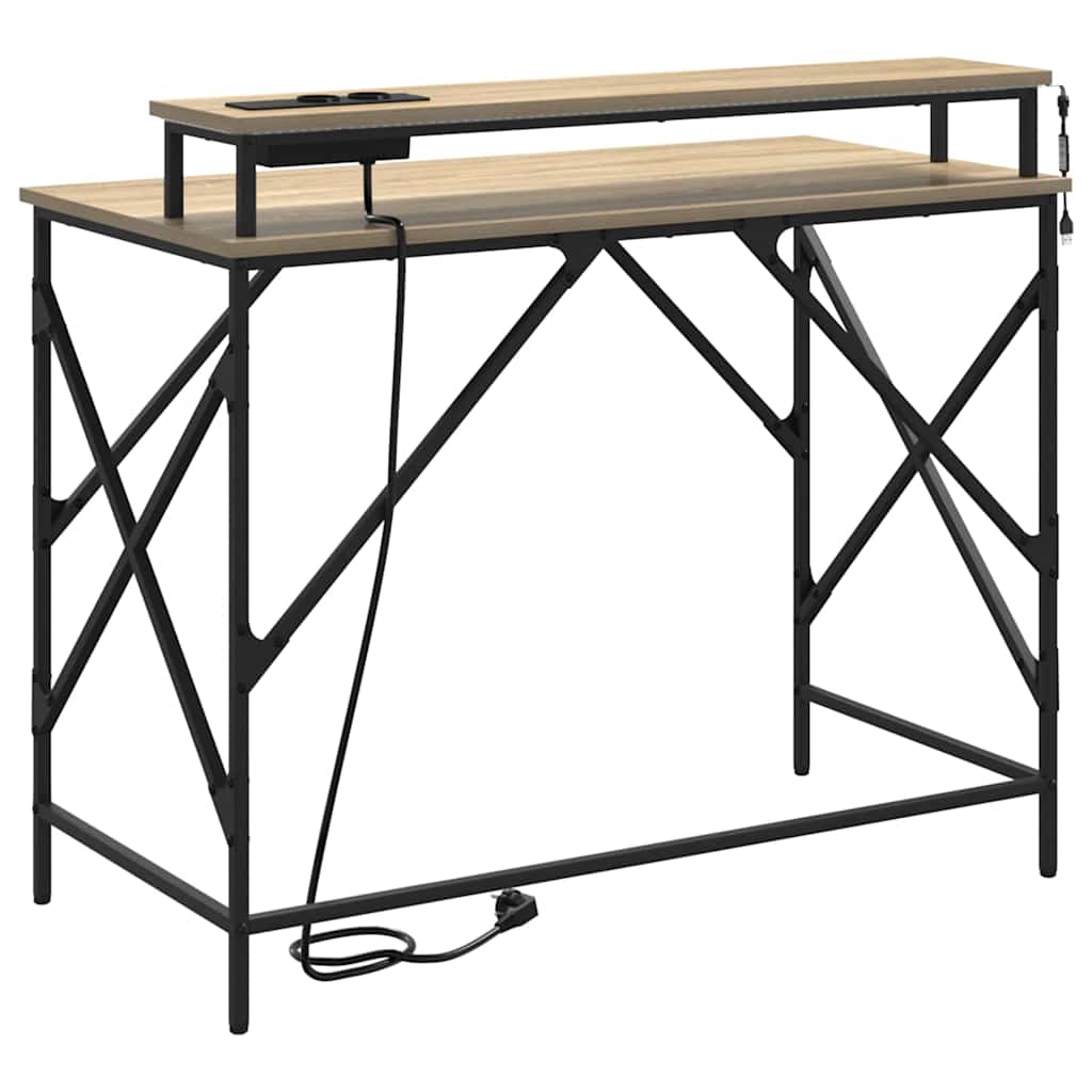 Bord Sonoma eg 100 x 50 x 86,5 cm Konstrueret træ