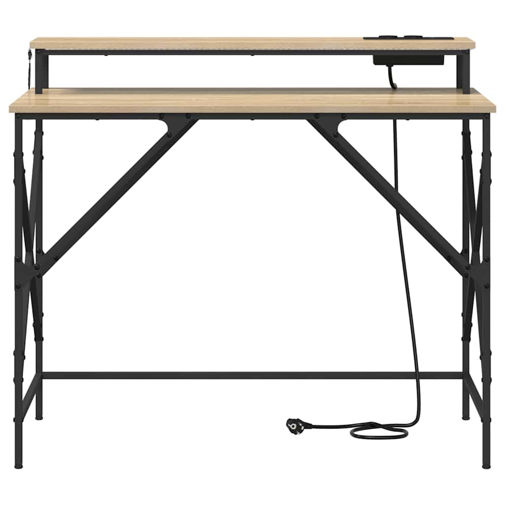 Bord Sonoma eg 100 x 50 x 86,5 cm Konstrueret træ