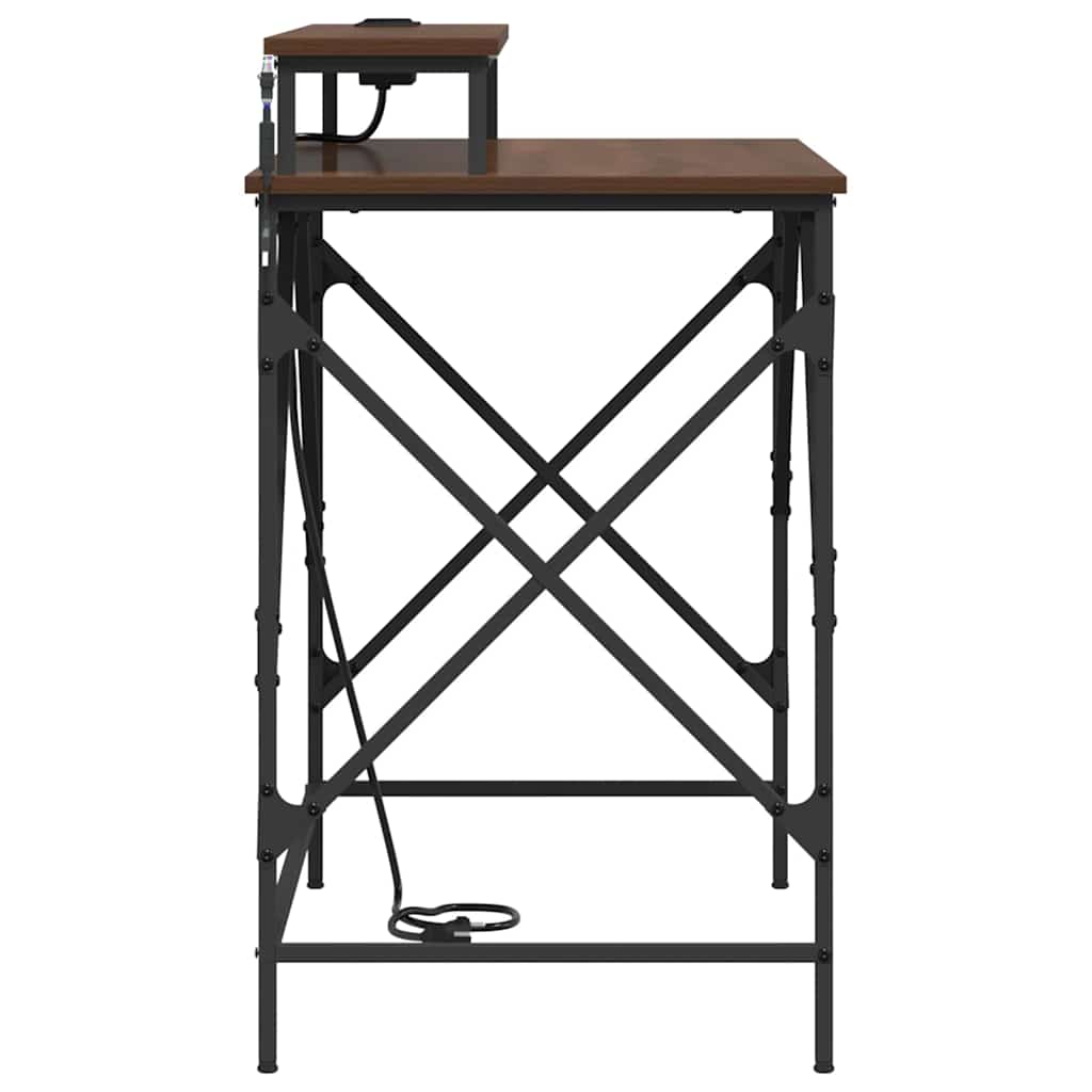 Bord Brun eg 100 x 50 x 86,5 cm Konstrueret træ