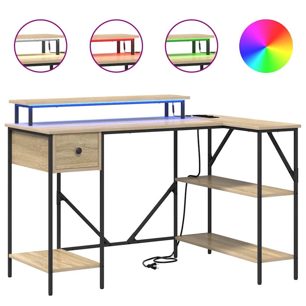 Bord Sonoma eg 120 x 79 x 86,5 cm Konstrueret træ