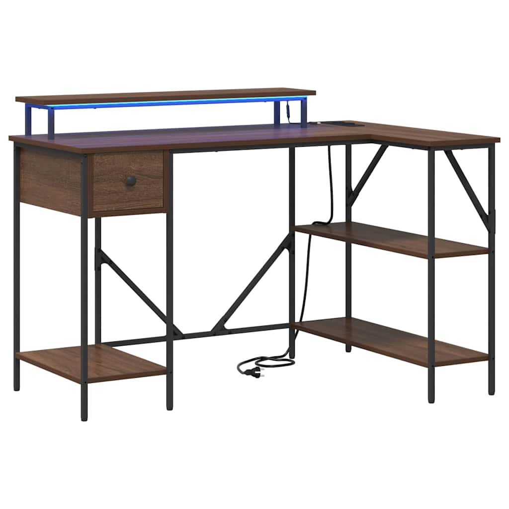 Bord Brun eg 120 x 79 x 86,5 cm Konstrueret træ