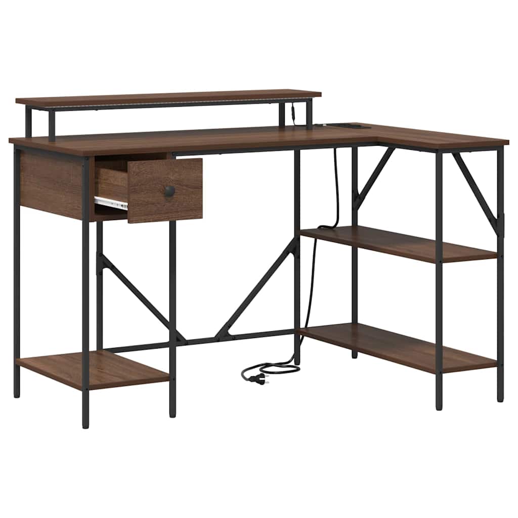 Bord Brun eg 120 x 79 x 86,5 cm Konstrueret træ