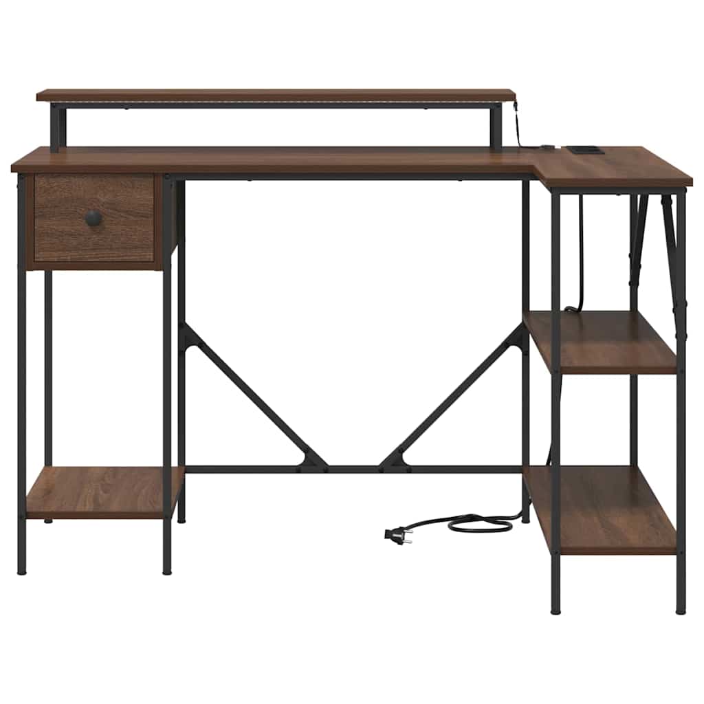 Bord Brun eg 120 x 79 x 86,5 cm Konstrueret træ