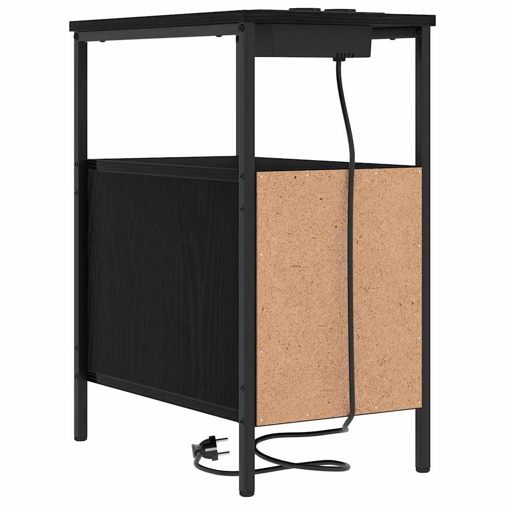 Natskab Sort eg 30 x 48 x 61 cm Konstrueret træ